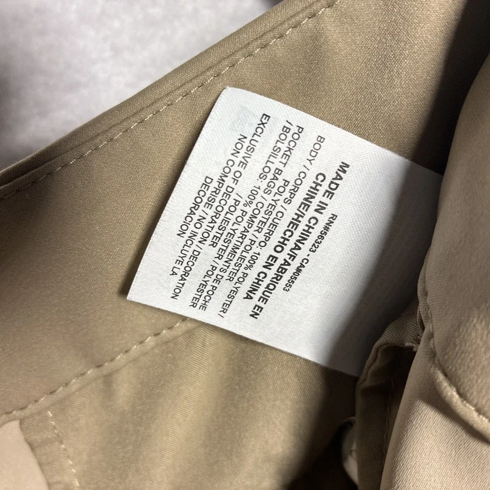 Nike‎ Golf Dry Fit Shorts TCU Embroidery Logo Khaki Colored Womens Size 4